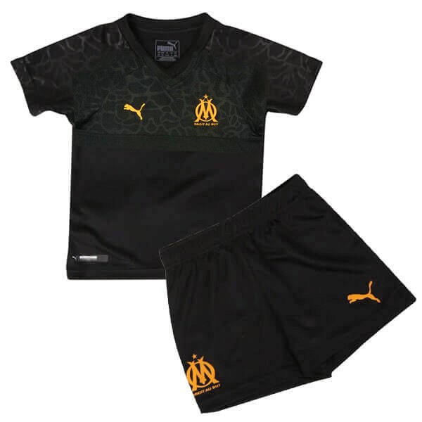 Camiseta Marsella 3ª Kit Niño 2019 2020 Negro